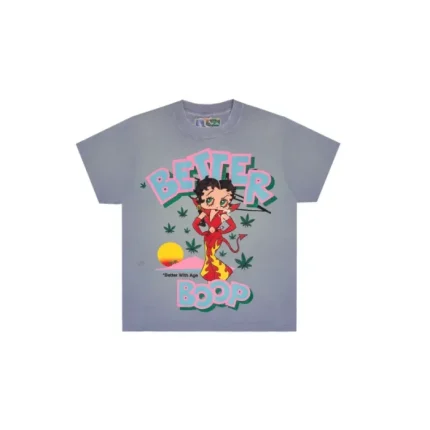 Better With Age Boop Shirt Grey